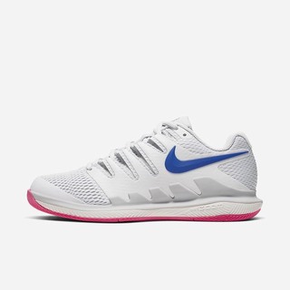 Adidasi Tenis Nike NikeCourt Air Zoom Vapor X Hard-Court Dama Platină Metal Roz Albastri | AHIM-4769